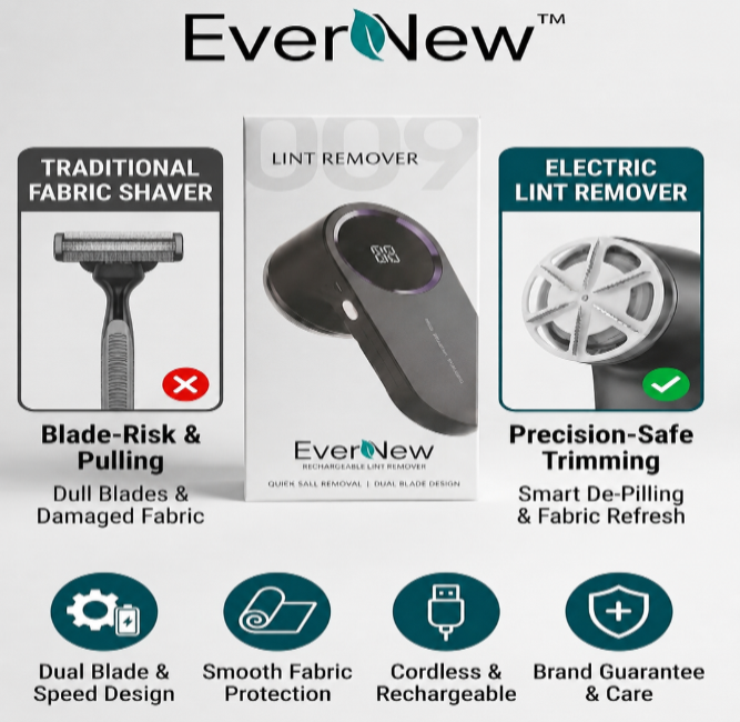 EverNew™ Portable Fabric Shaver & Fuzz